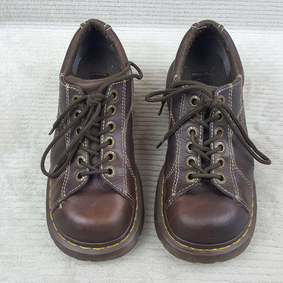 Dr Martens Shoes Dr Martens 22 Brown Floral Oxfords Sz 6 Eu 37 Poshmark